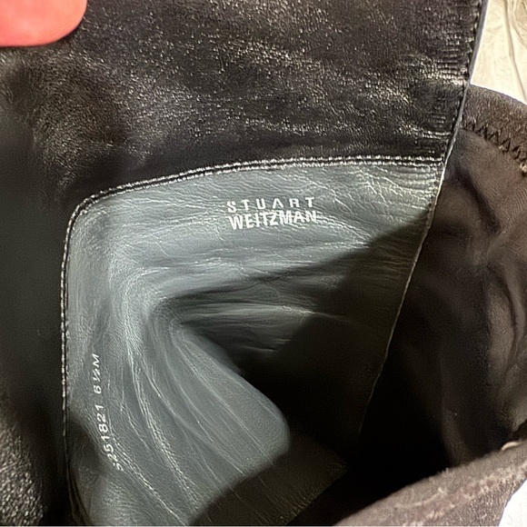 Stuart Weitzman Black Nappa 5050 Boot - Picture 12 of 14
